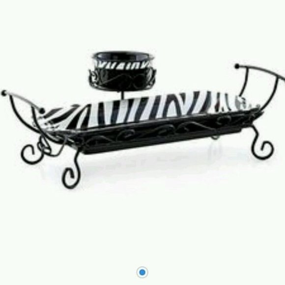 Zaza Zebra Hospitality 3 pc set NEW Celebrating Home Microwaveable - Picture 1 of 11